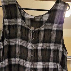 Olive green tang top.